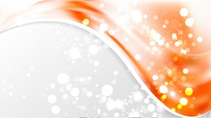 Abstract Orange and White Business Brochure