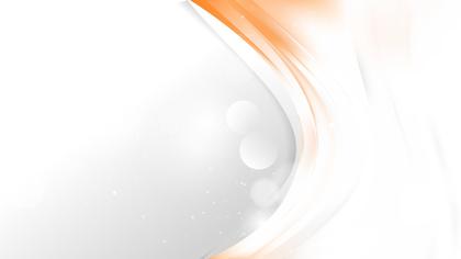 Abstract Orange and White Wave Business Background Image