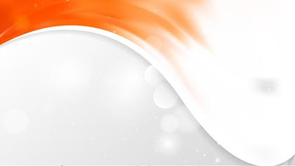 Orange and White Wave Business Background