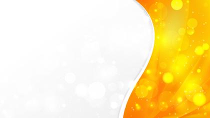 Orange and Yellow Brochure Design Template Vector Art