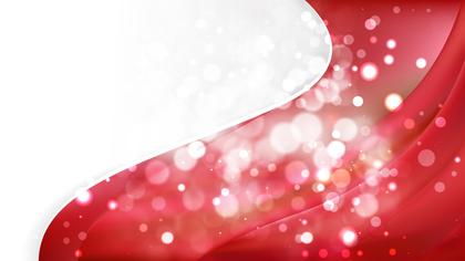 Red and White Wave Business Background Vector Graphic