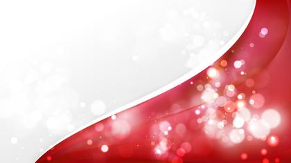 Red and White Brochure Design Template Vector Art