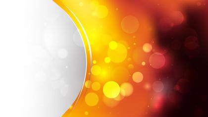 Abstract Red and Yellow Brochure Design Vector Graphic