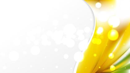 Abstract Yellow and White Business Brochure Template Vector Illustration
