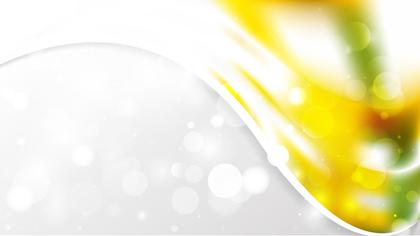 Yellow and White Wave Business Background Vector