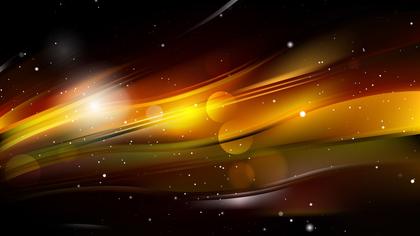 Abstract Orange and Black Background Vector