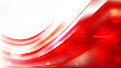 Red Wave Abstract