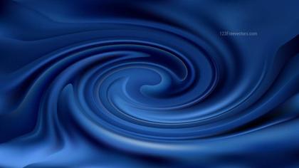 Swirling Blue Abstraction