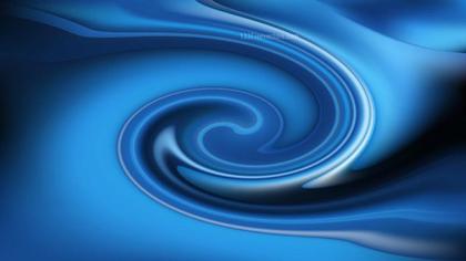 Blue Swirl Abstract