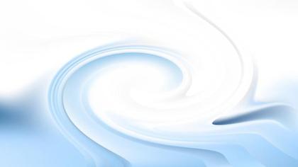 Swirling Blue and White Design
