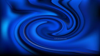 Blue Swirl Abstract
