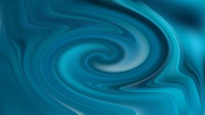 Abstract Swirl in Teal