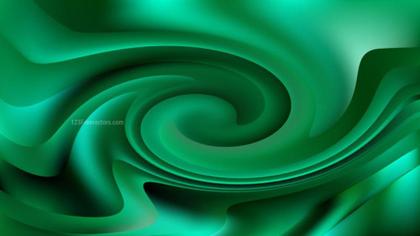 Green Swirl Abstract