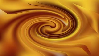 Swirling Amber Abstract