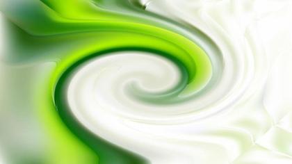 Green Swirl Abstract