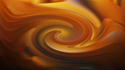 Swirling Amber Abstract