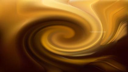Golden Swirl Abstract