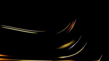 Black Glowing Abstract Lines Background