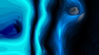 Flowing Blue Abstraction