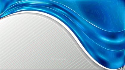 Abstract Blue Wave Background