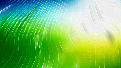 Abstract Green and Blue Lines