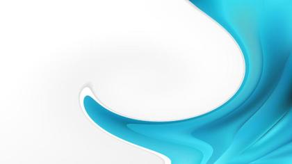 Abstract Blue Curve