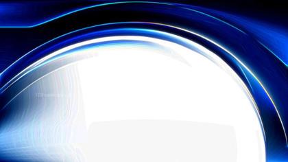 Abstract Blue Arch with Light Effects