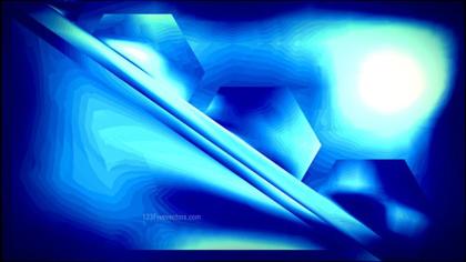 Blue Geometric Abstraction