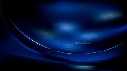 Blue Abstract Curves