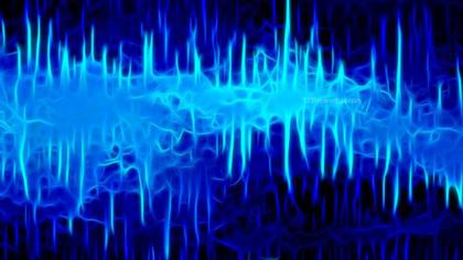 Blue Abstract Energy Field