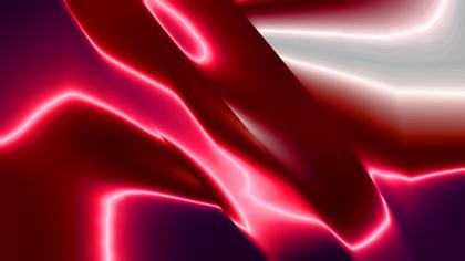 Abstract Red Neon Light Design