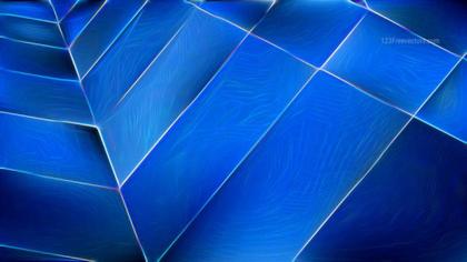 Abstract Blue Geometric Design