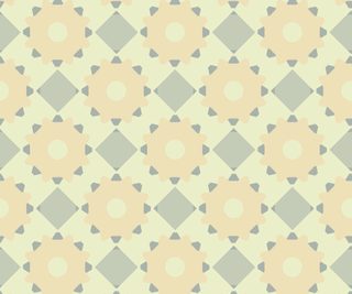 Diamonds and Gears Seamless Pattern