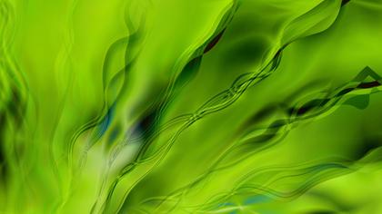 Green Wave Abstract