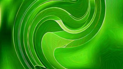 Abstract Green Swirls