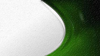 Green and White Curved Design