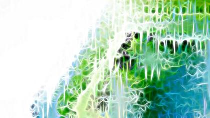 Abstract Green and White