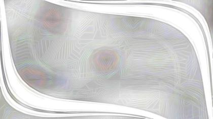 Abstract White Curves