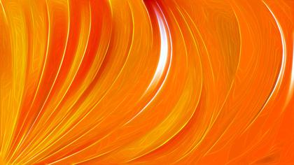 Flowing Orange Curves