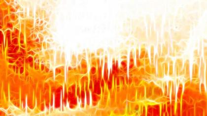 Glowing Orange Abstract