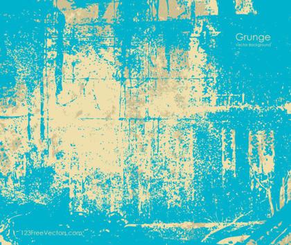 Blue Vintage Grunge Texture Background