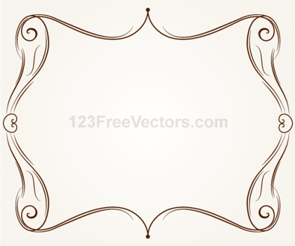 Vector Ornament Frame Illustration