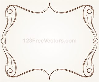 Vector Ornament Frame Illustration