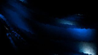 Abstract Blue and Black