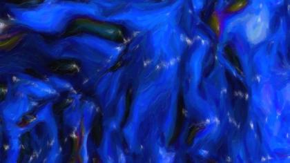 Abstract Blue Brushstrokes