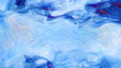 Abstract Blue Brushstrokes