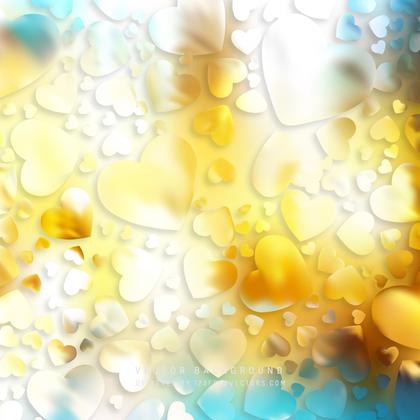 Light Color Love Heart Background