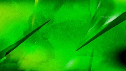 Abstract Green Watercolor with Dark Accents