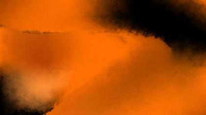 Orange and Black Abstract