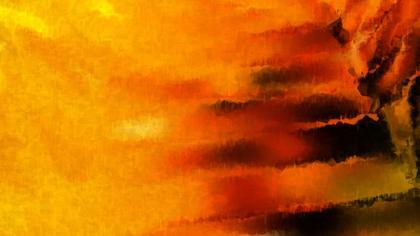 Fiery Abstract Landscape